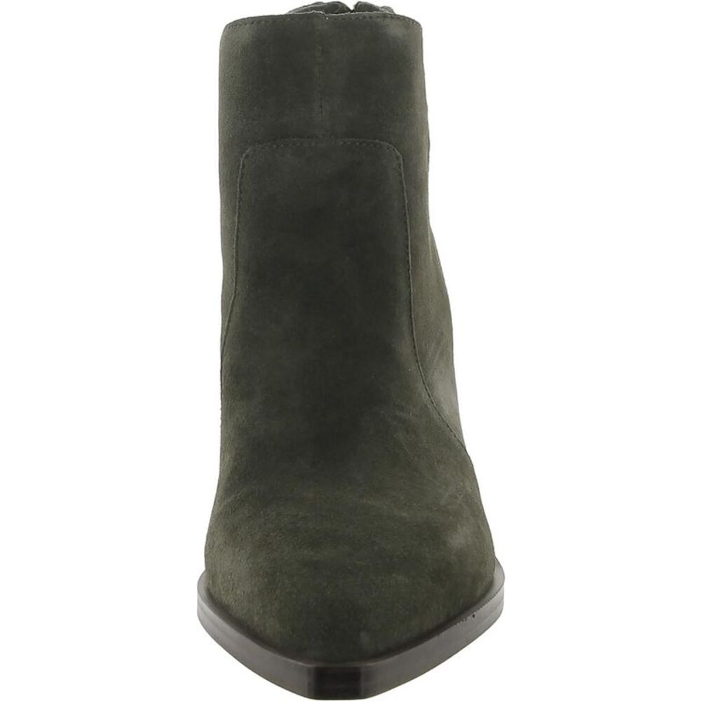 Vince Camuto Womens Erillie Green Leather Strap Ankle Boots Shoes NWT - Picture 2 of 3